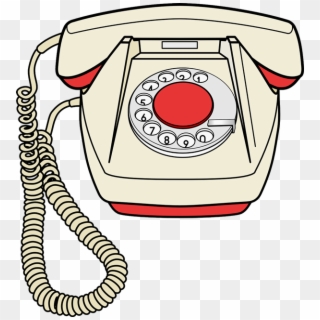 Telephone Free To Use Clip Art - Old Fashioned Telephone Clipart, HD Png Download