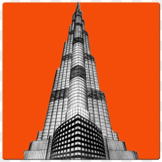 Burj Khalifa - Burj Khalifa Sketch, HD Png Download