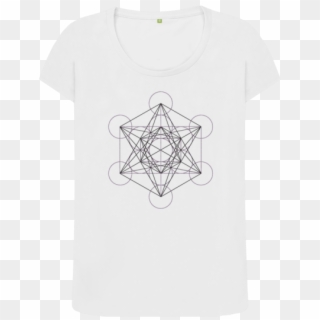 Metatron's Cube Organic Cotton T-shirt - Infant Bodysuit, HD Png Download