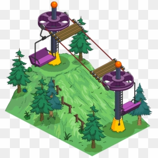 Ski Lift Tapped Out Stupid Sexy - Simpsons Tapped Out Lift, HD Png Download