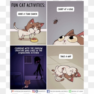 Clean Memes 03 31 2019 Morning - Fun Cat Activities Comic, HD Png Download