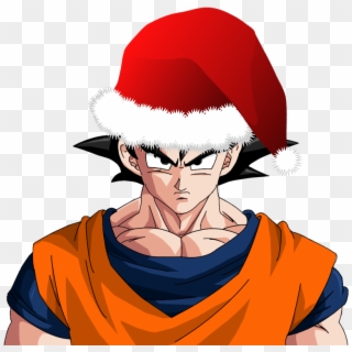 240kib, 957x834, Christmas Goku - Dragon Ball Goku Face, HD Png Download