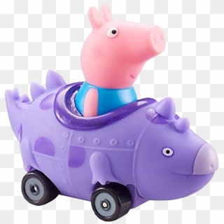 George Pig In Dinosaur Buggy 3” Figure - Peppa Pig Mini Buggy, HD Png Download