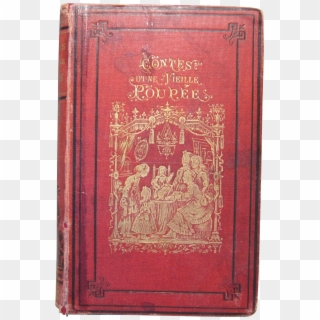 Antique French Book - Book Cover, HD Png Download