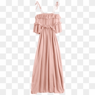 Chiffon Ruffles Beach Dress - Summer Dress With A Transparent Background, HD Png Download
