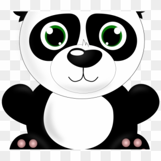 Baby Panda Cliparts - Cute Panda Panda Clipart, HD Png Download