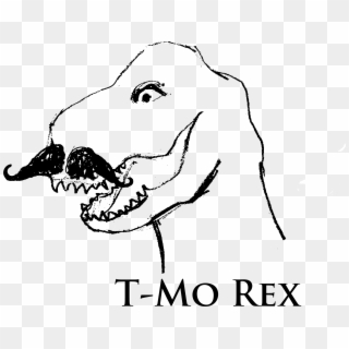 T-mo Rex - Line Art, HD Png Download