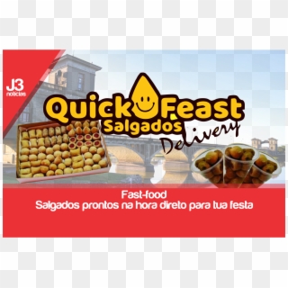 Quick Feast Salgados, Empresa Jaguarense Inova O Ramo - Natural Foods, HD Png Download