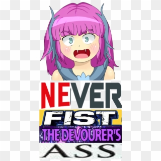Never Fish Thedevourer's Ass Cartoon Anime Line - Cartoon, HD Png Download