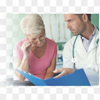 Cancer Consultation Between Patient And Doctor - Medical Doctors In Lung Cancer, HD Png Download