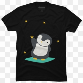 Cute & Kawaii Penguin Catching Stars - 4 Millionaires And Paul Shirt, HD Png Download
