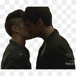 #malec #maleckiss #magnusbane #aleclightwood #shadowhunters - Fosters, HD Png Download
