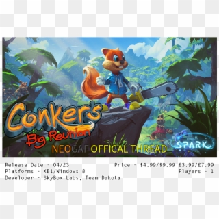 Conker's Big Reunion Is An Episodic Sequel To Conker's - Conker's Big Reunion, HD Png Download