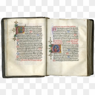 Illuminated Manuscript Of Summa Theologiae, HD Png Download