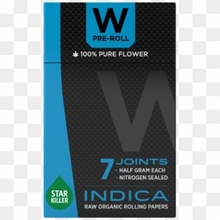 Star Killer Indica Pre Roll 7 Pack By W Vapes - Graphic Design, HD Png Download