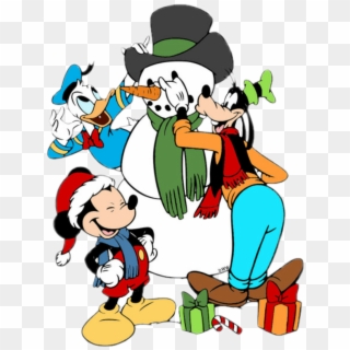 #christmas #cartoon #disney #goofy#mickeymouse #donaldduck - Mickey Donald Goofy Christmas, HD Png Download