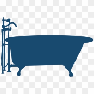 Bath Tub By Moini Silhouette Of An Old Fashioned Bath, - Bath Silhouette Png, Transparent Png