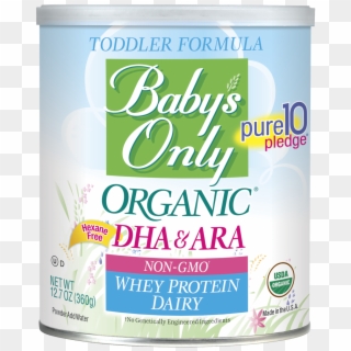 Baby's Only Organic® Dairy Whey Dha/ara Toddler Formula - Baby's Only Whey Dha, HD Png Download