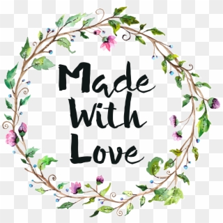 Made With Love Logo - Handmade Made With Love Clipart, HD Png Download