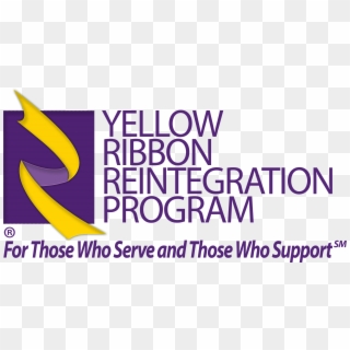 Yellow Ribbon Reintegration Program Logo With Tagline - Support Yellow Ribbon Program, HD Png Download