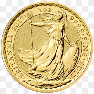 Britannia 1oz Gold Coin - Britannia 1 Oz Gold, HD Png Download
