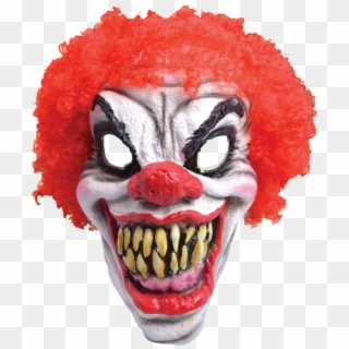 Clown Scary Horror Mask Scare Face Fright Fear Gear - Mascaras De Terror De Payasos, HD Png Download