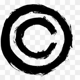 4 Grunge Copyright Symbol - Copyright Symbol Png Transparent, Png Download