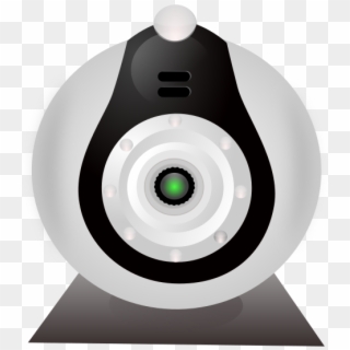 Medium Image Clipartloo - Web Camera Black And White, HD Png Download