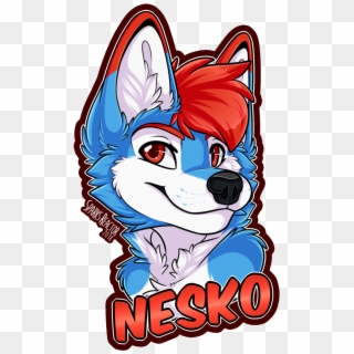 Nesko By Sparksfur Furry Wolf, Furry Art, Dog Drawings,, HD Png Download