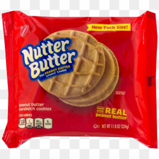 Nabisco Nutter Butter Peanut Butter Sandwich Cookies, - Nutter Butter, HD Png Download