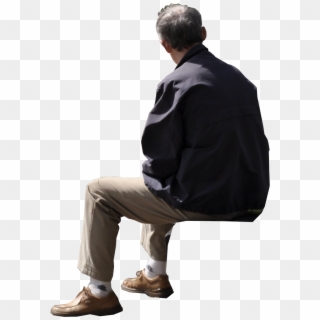 People Sitting Back Png - Sitting People Png, Transparent Png