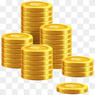 Pile Of Coins Png, Transparent Png