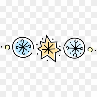 Vector Illustration Of Ice Crystal Snowflakes Snow, HD Png Download
