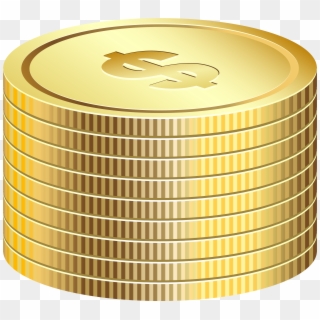 Coins Png Clipart - Moeda Empilhada, Transparent Png