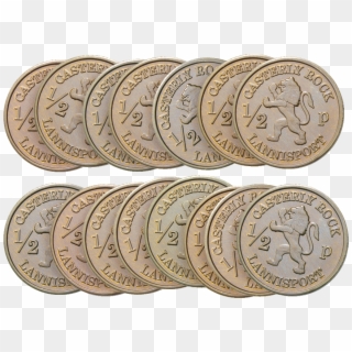 15 Loren Lannister Half-pennies Gaming Coins , Png, Transparent Png