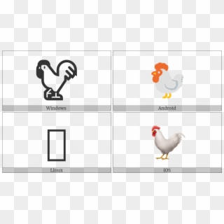 Rooster On Various Operating Systems - Rooster, HD Png Download