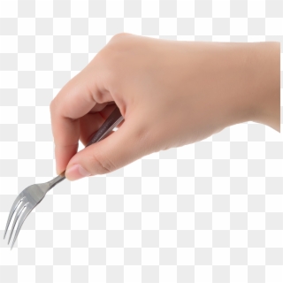 Hand Holding Fork Png Clip Art Transparent Library, Png Download