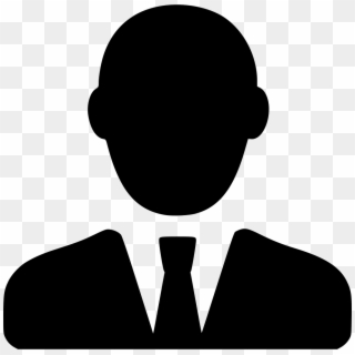 Business Man Comments - Person In Suit Icon, HD Png Download