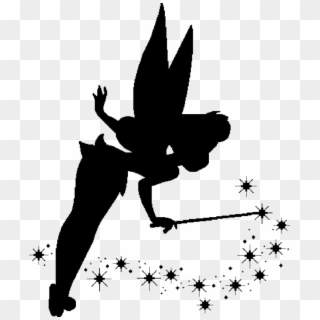 Tinkerbell Silhouette Png - Free Tinkerbell Svg Files, Transparent Png