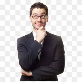 Businessman Thinking Png - Man Think Png, Transparent Png