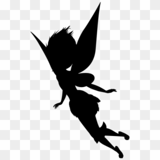 Free Png Fairy Silhouette Transparent Png - Silhouette Free Fairy Clipart, Png Download