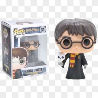Harry With Hedwig Pop Vinyl Figure - Harry Potter With Hedwig Pop, HD Png Download