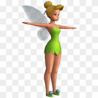 Playstation Kingdom Hearts Tinkerbell The Models Resource - Tinkerbell Kingdom Hearts Model, HD Png Download
