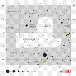 Constellations Vector Leo Constellation - Monoceros Constellation, HD Png Download