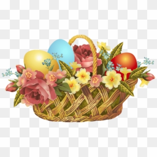 Free Png Download Vintage Easter Basket Transparent - Easter Basket Vintage, Png Download