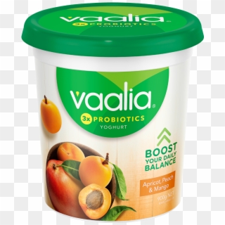 Vaalia Low Fat Apricot, Peach & Mango 900g - Vaalia Yoghurt, HD Png Download