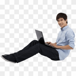 Big Data Stock Photography Analytics Students Transprent - Student With Laptop Png, Transparent Png