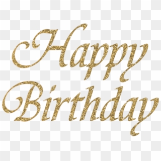 Happy Birthday Letter Png Photo - Happy Birthday Gold Png, Transparent Png