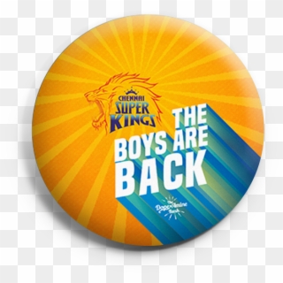 Csk The Boys Are Back - Circle, HD Png Download