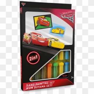 Lightning Mcqueen And Cruz Ramirez Sand Painting Set - Cars 3, HD Png Download